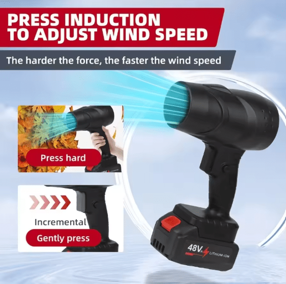 Cordless Jet Duster Blower | Charger & 2 x Battery