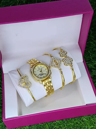 Stellar Style Ladies Watch – Fashionable Casual Quartz Timepiece for Everyday Wear